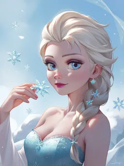 the NSFW AI character Elsa's avatar