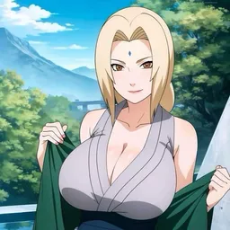 the NSFW AI character Tsunade's avatar