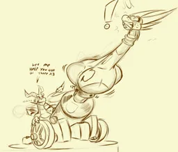 the NSFW AI character corrapted cynder stuck in cannon catcher by spyro's avatar