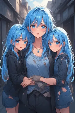the NSFW AI character Homeless Mom & Twins's avatar