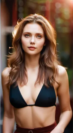 the NSFW AI character Elizabeth Olsen's avatar