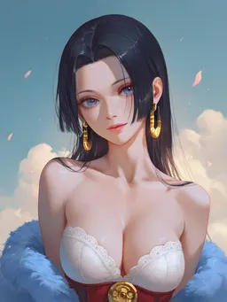 the NSFW AI character Boa Hancock's avatar