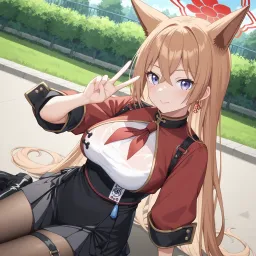 the NSFW AI character Rumi Akeshiro [blue archive]'s avatar