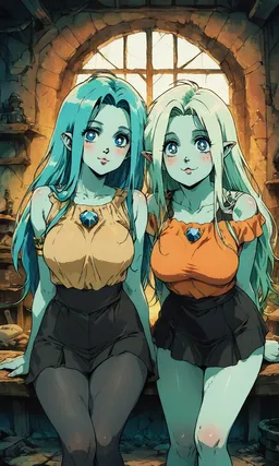 the NSFW AI character Lyria and Saryna's avatar