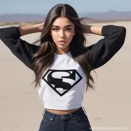 the NSFW AI character Madison Beer's avatar