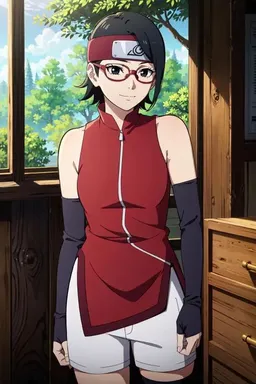 the NSFW AI character Sarada uchiha 's avatar