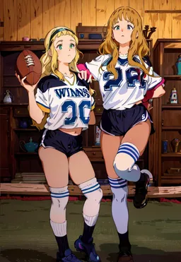 the NSFW AI character Elly Clutch and Keira Jackson [Sportfans]'s avatar