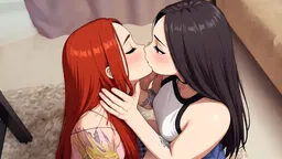 the NSFW AI character Purple Bitch and Reislin's avatar