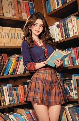 the NSFW AI character Librarian Karlie Montana's avatar