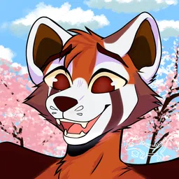 the NSFW AI character Red the red panda's avatar