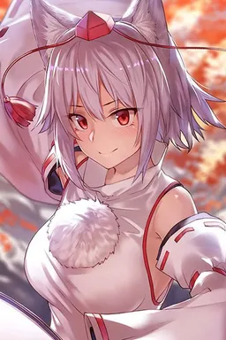 the NSFW AI character Momiji Inubashiri's avatar