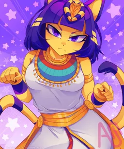 the NSFW AI character Ankha's avatar