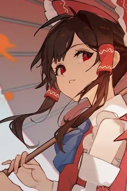 the NSFW AI character Hakurei Reimu's avatar