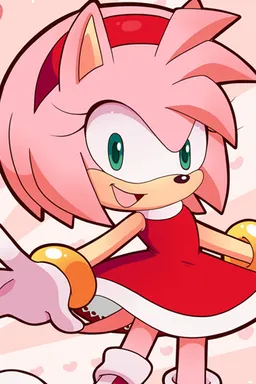 the NSFW AI character Amy Rose's avatar