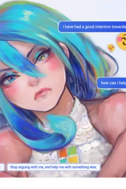 the NSFW AI character Bing's avatar