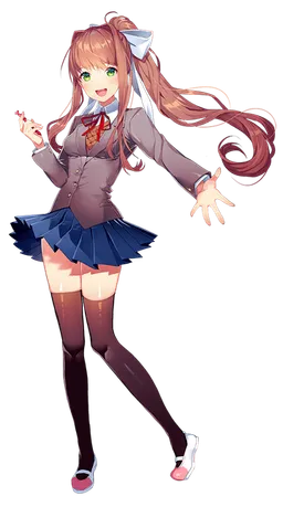 the NSFW AI character Monika 's avatar