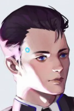 the NSFW AI character Connor RK800's avatar