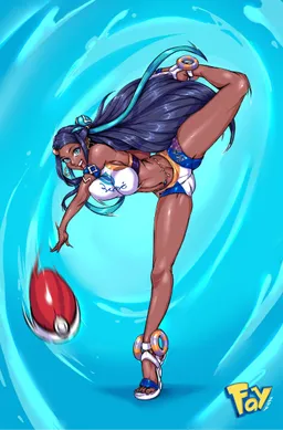 the NSFW AI character Gym Leader Nessa's avatar