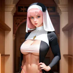 the NSFW AI character Maria, the Nun's avatar