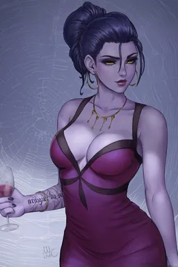 the NSFW AI character Widowmaker's avatar