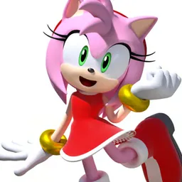 the NSFW AI character Amy Rose's avatar