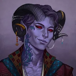 the NSFW AI character Mollymauk Tealeaf's avatar