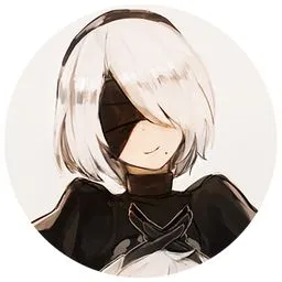 the NSFW AI character 2B's avatar