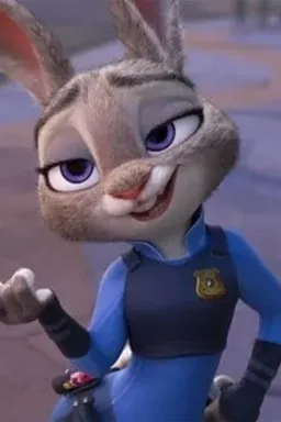 the NSFW AI character Judy Hopps's avatar