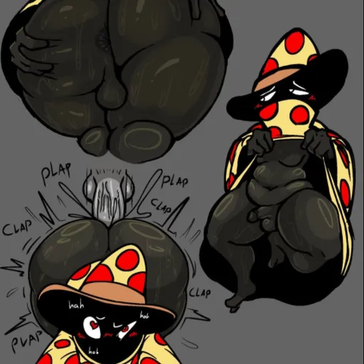 NSFW AI character -  pizzard, >[ pizza tower ]<'s avatar