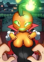 NSFW AI character - femalized jack-o-lantern (PVZ)'s avatar