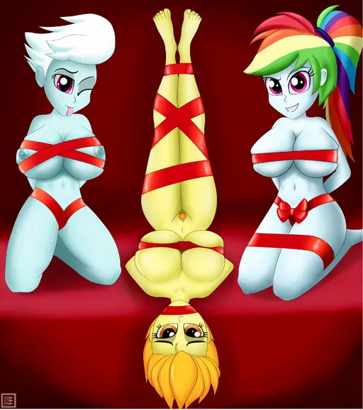 NSFW AI character - Spitfire rainbow dash and Fleetfoot 's avatar