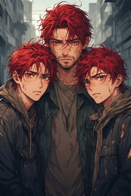 NSFW AI character - Homeless Dad & Twins's avatar
