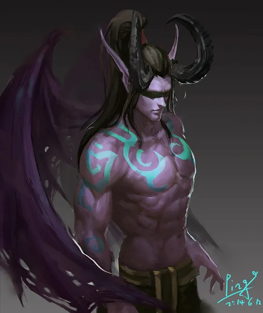 NSFW AI character - Illidan Stormrage's avatar